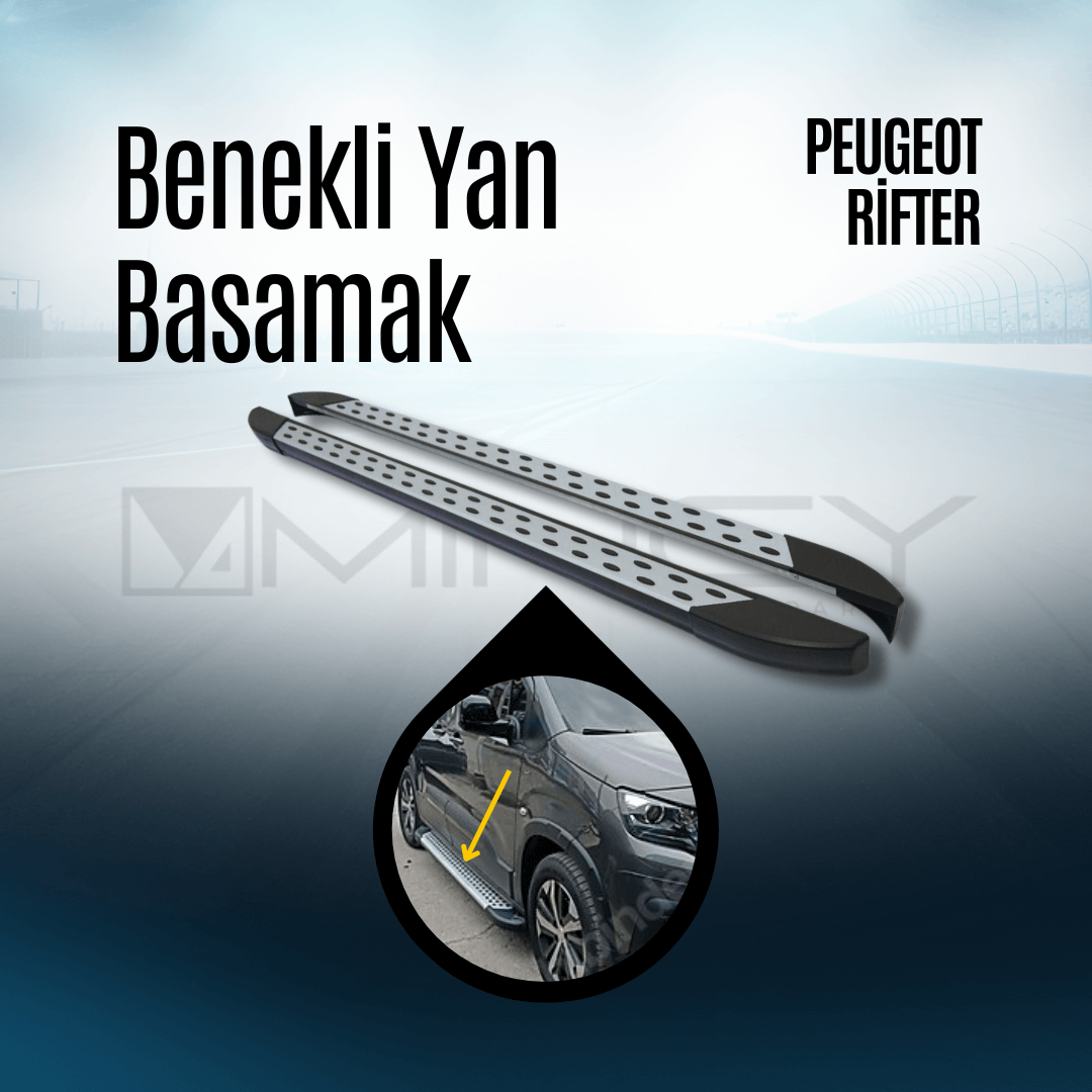 Benekli Yan Basamak Peugeot Rifter